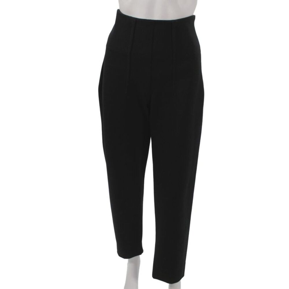 High Womens Dress Pants Black Rayon Blend Zip Closure Size 10